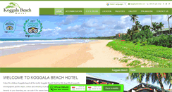 Desktop Screenshot of koggalabeachhotel.com