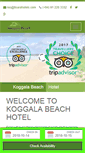 Mobile Screenshot of koggalabeachhotel.com